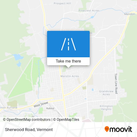 Mapa de Sherwood Road