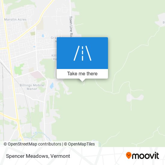 Mapa de Spencer Meadows