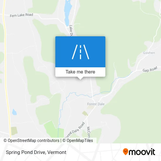 Spring Pond Drive map