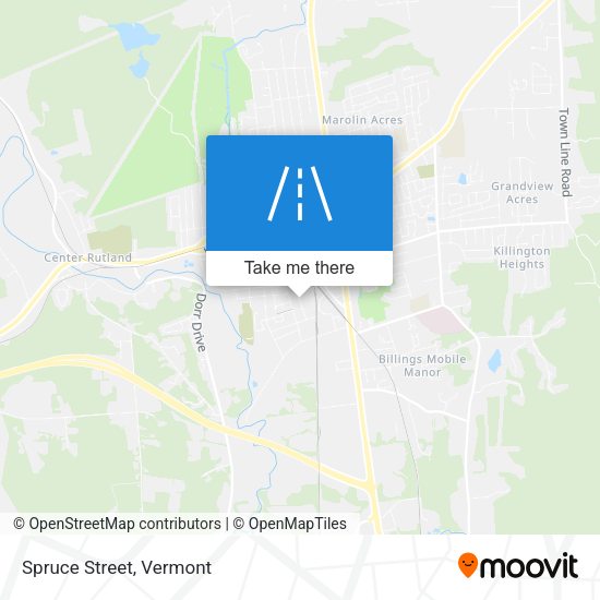 Mapa de Spruce Street
