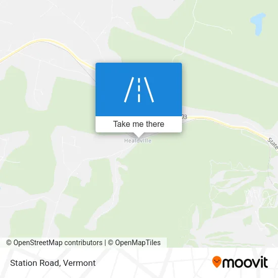 Station Road map