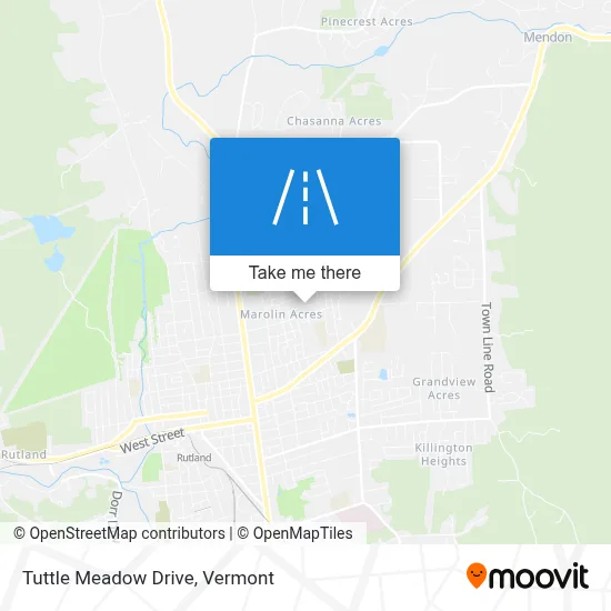 Tuttle Meadow Drive map