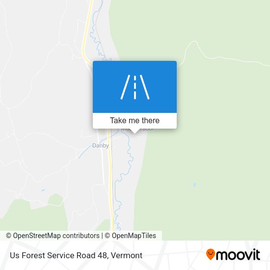Us Forest Service Road 48 map