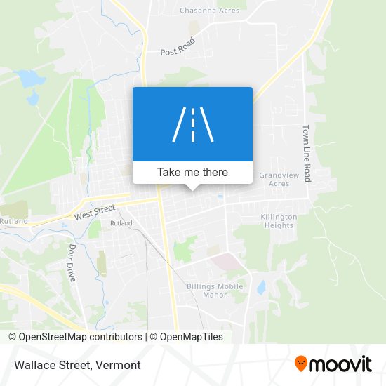 Mapa de Wallace Street