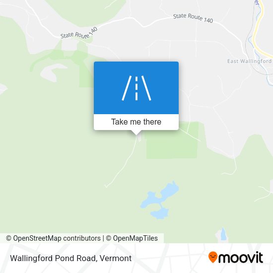Wallingford Pond Road map