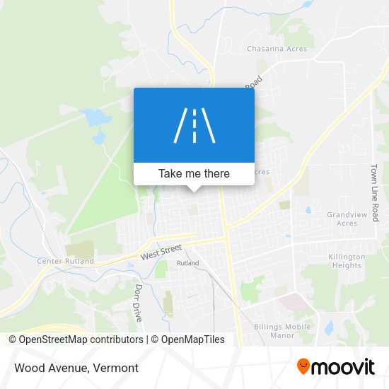 Mapa de Wood Avenue