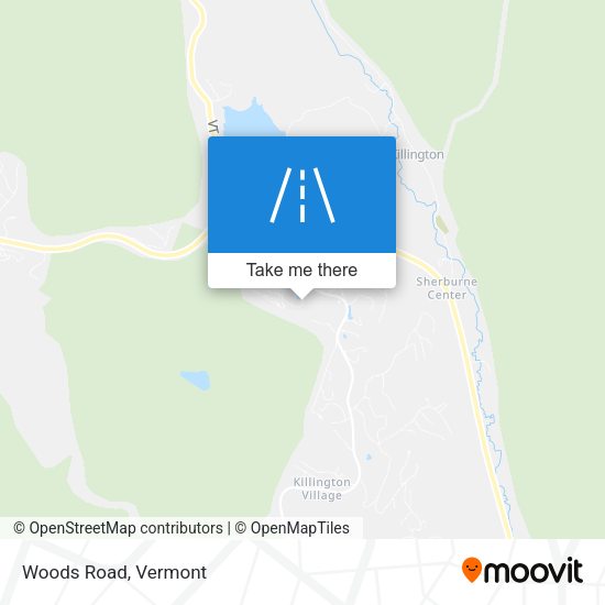 Mapa de Woods Road