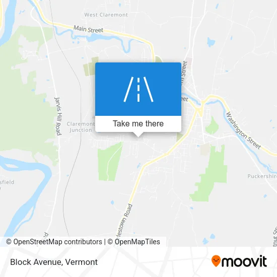 Block Avenue map