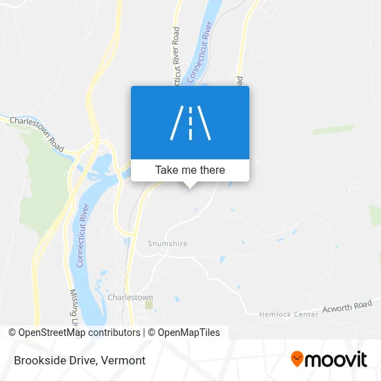 Brookside Drive map