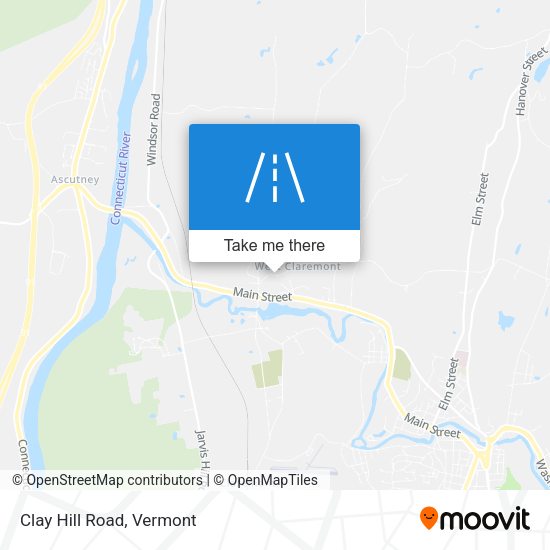 Mapa de Clay Hill Road