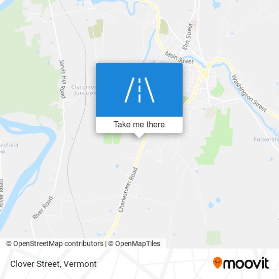 Clover Street map