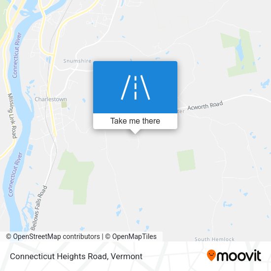 Connecticut Heights Road map