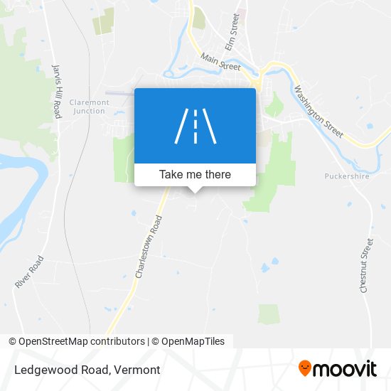 Ledgewood Road map