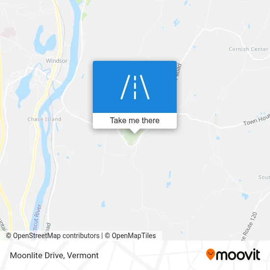 Moonlite Drive map