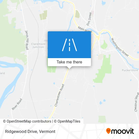 Ridgewood Drive map