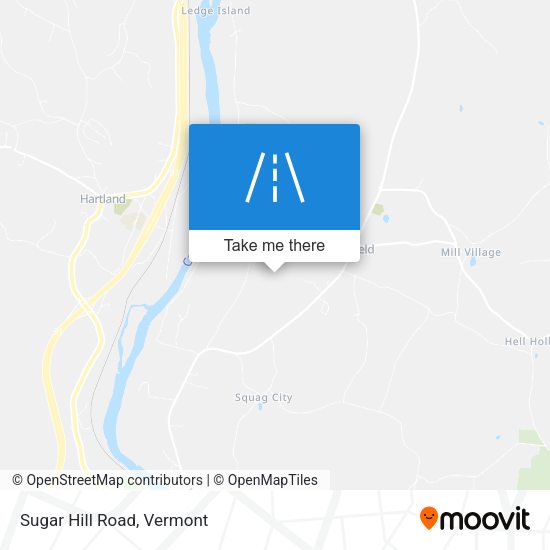 Mapa de Sugar Hill Road