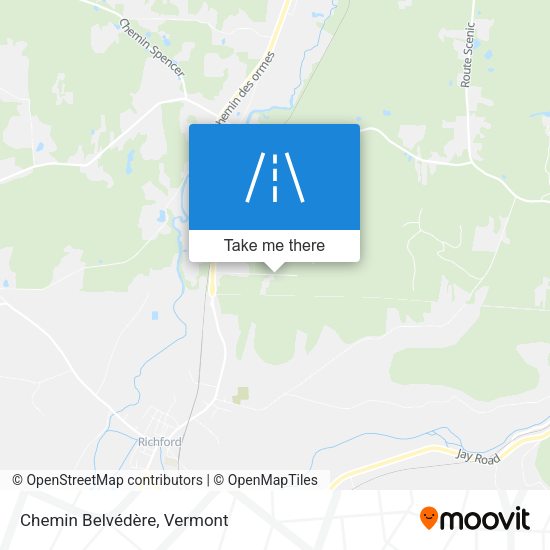 Chemin Belvédère map