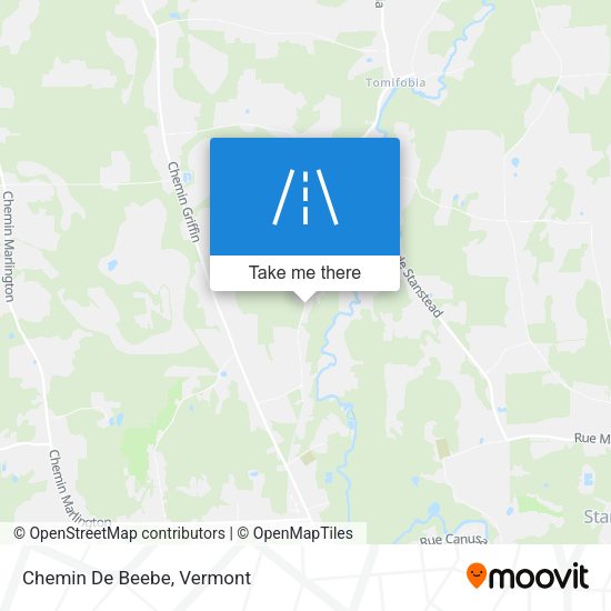 Mapa de Chemin De Beebe
