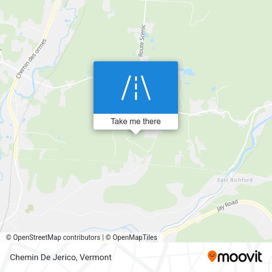 Mapa de Chemin De Jerico