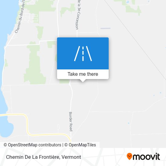 Chemin De La Frontière map