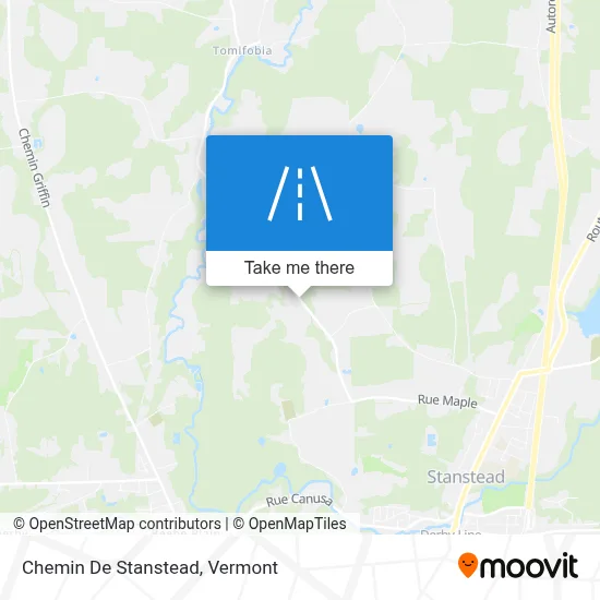 Chemin De Stanstead map