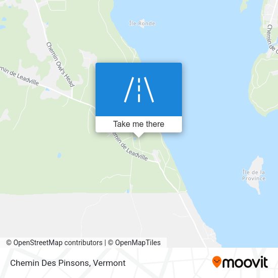 Mapa de Chemin Des Pinsons