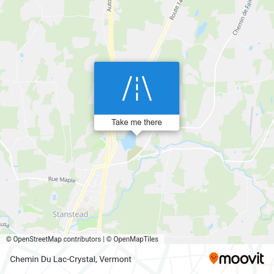 Chemin Du Lac-Crystal map