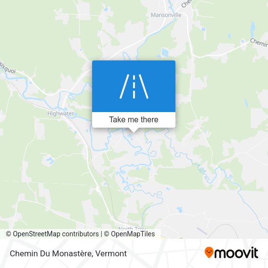 Chemin Du Monastère map