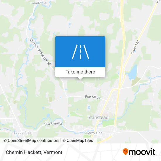 Chemin Hackett map
