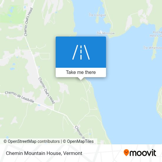 Chemin Mountain House map