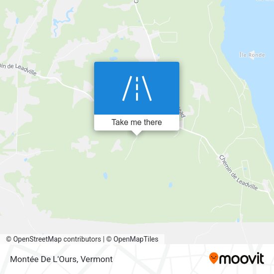 Mapa de Montée De L'Ours