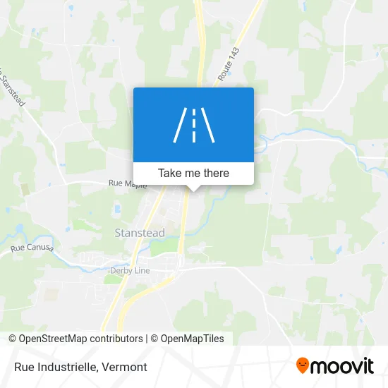 Rue Industrielle map