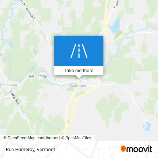 Rue Pomeroy map