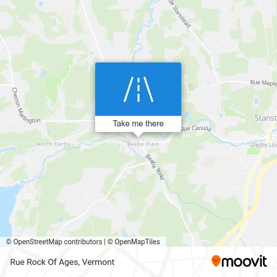 Rue Rock Of Ages map