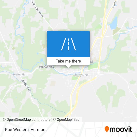 Mapa de Rue Western