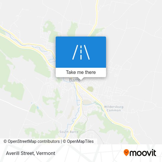 Mapa de Averill Street