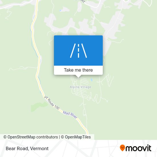 Mapa de Bear Road