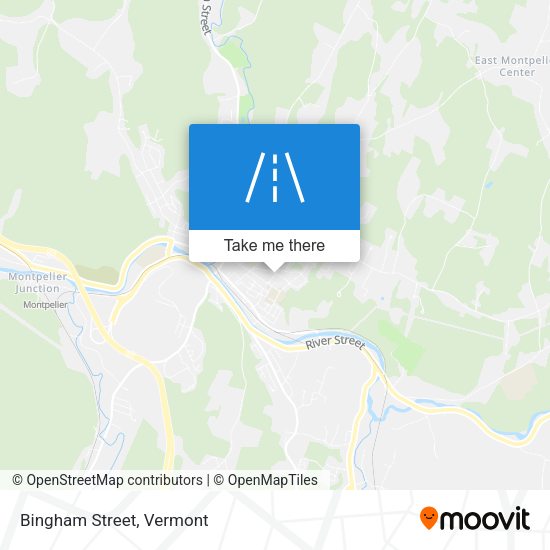 Mapa de Bingham Street