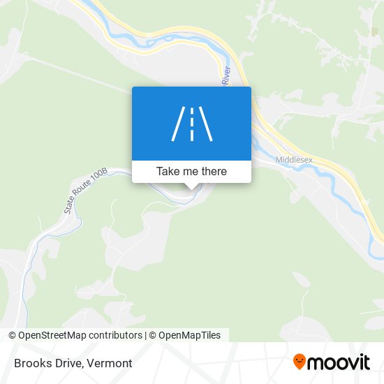 Brooks Drive map