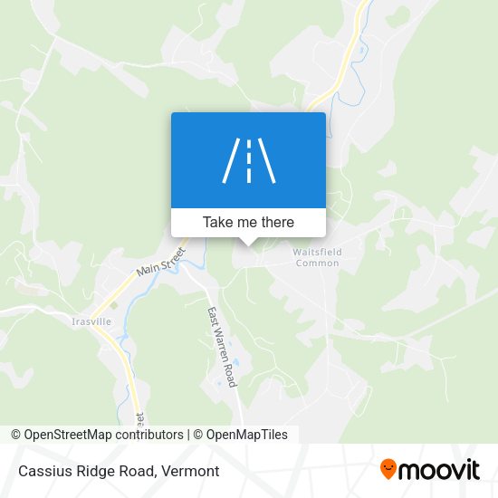 Mapa de Cassius Ridge Road