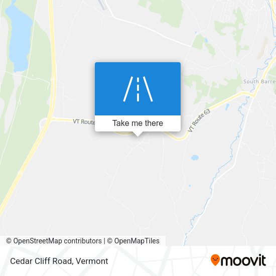 Mapa de Cedar Cliff Road