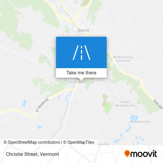 Mapa de Christie Street