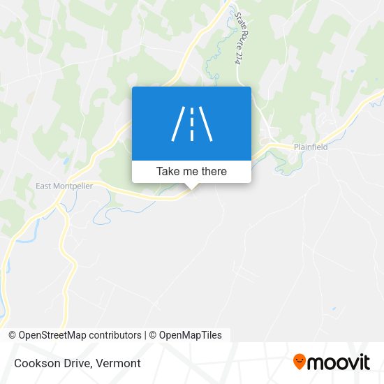Mapa de Cookson Drive