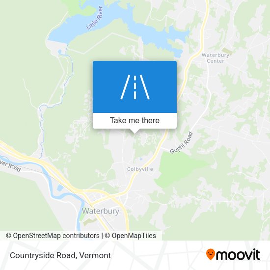Mapa de Countryside Road