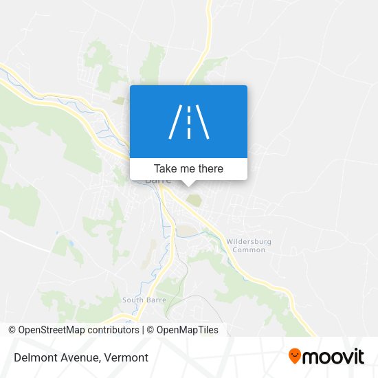 Mapa de Delmont Avenue