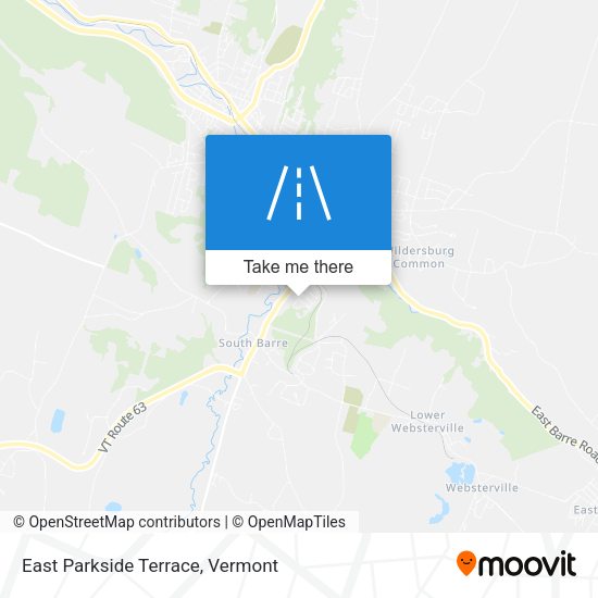 Mapa de East Parkside Terrace