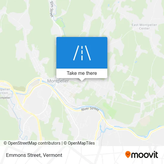 Emmons Street map