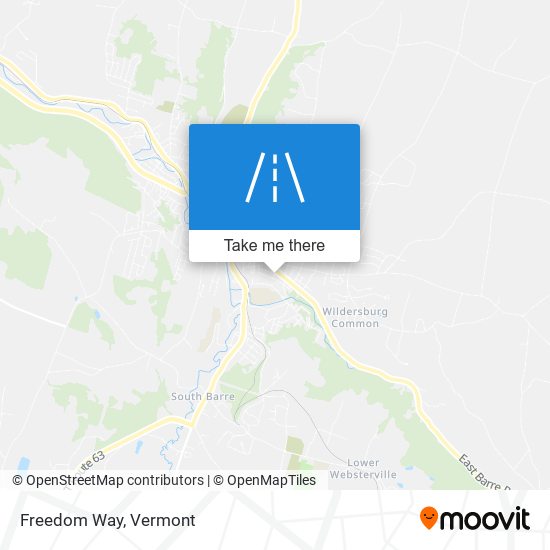 Freedom Way map