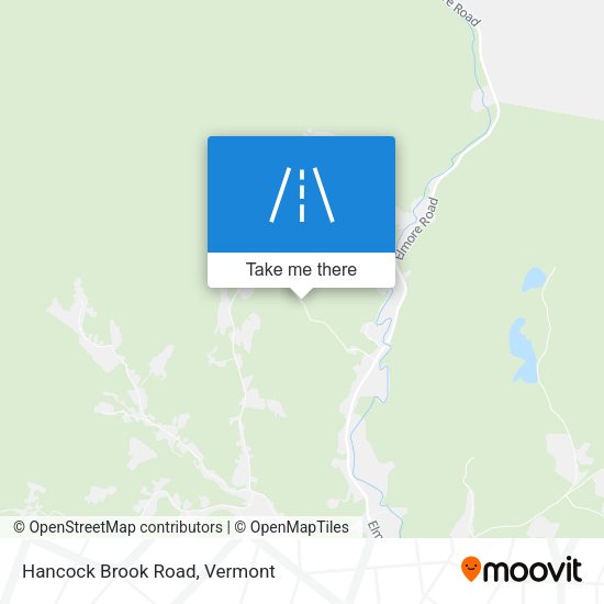 Hancock Brook Road map