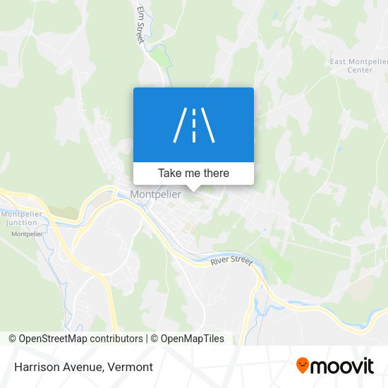 Mapa de Harrison Avenue